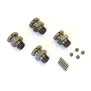 Kyosho Wheel Hub (L/Gunmetallic/ST-RR Evo/4set) RC Parts IFW328GM