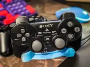Sony PlayStation 2 PS2 Controller Stand Low Profile Curved Display with PS2 Logo