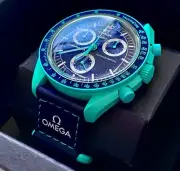 OMEGA X SWATCH SpeedMaster MoonSwatch MISSION ON EARTH - POLAR LIGHTS NEW W TAGS