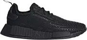 [adidas Originals] NMD_R1 Shoes Men's, Core Black/Core Black/Beam Orange, 5 US