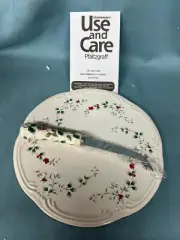 PFALTZGRAFF WINTERBERRY Cheese Tray w/Slicer NEW IN BOX