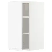 METOD wall cabinet with shelves, white/Voxtorp matt white, 30x37x60 cm