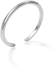 [Honolulu Jewelry Company] Sterling Silver Band Toe Ring, 1mm-4mm