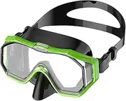 Snorkeling Goggles - Goggles With Nose Cover, Clear Anti Fog Tempered Glass Diving Goggles | Adjustable Waterproof Pool Goggles, Soft Silicone Seal Adult Goggles For Swimming, Snorkeling Gear