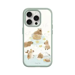 【RHINOSHIELD 犀牛盾】iPhone 11/Pro/Pro Max SolidSuit背蓋手機殼/涼丰系列-水豚君(涼丰)