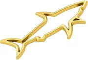 Car Badges Emblems | Shark Stickers for Car,Metal Weatherproof Sun-Proof Modification Label for Hood Truck Motorcycle