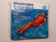 Bluescape Inflatable Comfort Mat Pool Float - Blue - Up to 220lbs - NEW