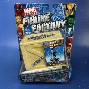 2005 MARVEL - Figure Factory Build Doc Ock Figure with Crate Toybiz Sealed