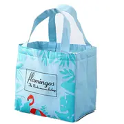 2Pcs Portable Waterproof Insulated Canvas Lunch Bag Thermal Food Picnic Lunch Bags for Women kids Men Cooler Lunch Box Bag Tote
