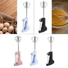Stainless Steel Egg Whisk Hand Push Whisk for Blending Cooking Stirring