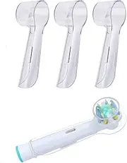 4 Pack Electric Toothbrush Cover,Toothbrush Heads Cover Caps for Protecting Oral-B Replacement Brush Heads