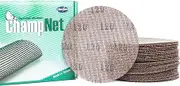 Mesh 5 inch 6 inch Sanding Discs 35PCS Hook and Loop Sanding Discs, Dust-Free, Ideal for Metal, Wood, Composites, Stock Removal, and Fine Finishing (5in, 120 Grit)