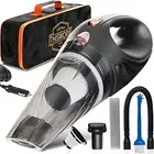 Car Vacuum Cleaner Small 12V High Power Handheld Portable 16Ft Cord & Bag Travel