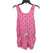 New Cat & Jack Girls XL (14) Plus PolyCotton Cactus Drawstring Waist Romper
