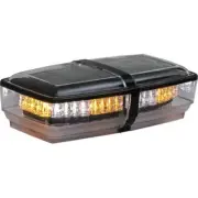 NEW BUYERS 11" RECTANGULAR AMBER/CLEAR LED MINI LIGHT BAR 8891052