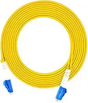 Jeirdus 2Meters LC to LC Duplex 9/125 OS1 Singlemode Fiber Optic Cable Jumper Optical Patch Cord LC-LC