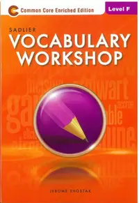 在飛比找誠品線上優惠-Sadlier Vocabulary Workshop Le