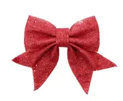C183 24PCS Christmas Decoration Red Bow Christmas Tree Decoration Christmas Tree Bow Pendant