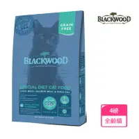 在飛比找momo購物網優惠-【BLACKWOOD 柏萊富】特調無穀全齡貓配方-4磅(鴨肉