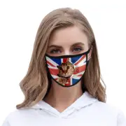 American Flag Kitten FACE MASK Reusable Washable Unisex Face Cover USA Seller