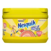 919497 1 x 300G TUB NESTLE NESQUIK STRAWBERRY FLAVOUR MILK POWDER MILKSHAKE MIX