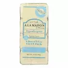 A La Maison Hypoallergenic Unscented Premium Soap with Vegetable Glycerin 4 Ct