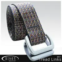 在飛比找樂天市場購物網優惠-[ BISON ] 38mm Tread Links 腰帶 