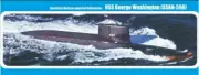 U.S. Nuclear Submarine "George Washington" (SSBN-598) 1/350 Mikro Mir 350-017