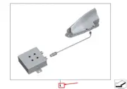 NEW OEM 100% GENUINE BMW 5 Touring G31 Tetra Masked Antenna 65208093542