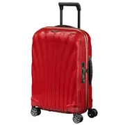 Samsonite C-Lite 55 cm Expandable 4-Wheel Cabin Spinner Suitcase - Chili Red