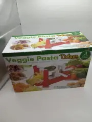 Veggie Pasta Deluxe Vegetable Slicer Fruit Peeler 3 Blades Inc. *NEW*
