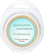 More than 3 months hold time Double Sided Hair Extension Tape hair tape (10mmx3yards, White)