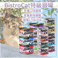 在飛比找蝦皮購物優惠-【仙人掌寵物用品】 Bistro cat特級銀罐 貓罐/貓罐