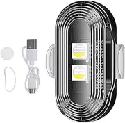 Mivpzisk Strobe Lights for Car,Remote Control Auto Wireless LED Strobe Lights - Waterproof Rechargeable Car Exterior Warning Lamp for Motorcycle Sedan