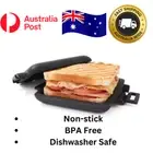 Microwave Sandwich Toaster Maker Toastie Snack Non Stick Silicone Outer Case NEW