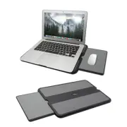 MAX SMART Portable Laptop Lap Pad, Laptop Desk with Retractable Mouse Tray, S...