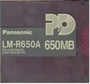 ITHistory MEDIA PANASONIC LM-R650A Rewritable Optical Disk 650MB OF