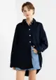 Denim Long Sleeve Oversized Shirt