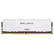 Crucial Ballistix 8GB DDR4 UDIMM 3000Mhz CL15 White Heat Spreader Desktop Gaming Memory