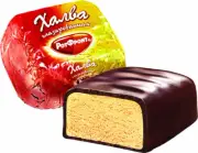 Russian Candy Halva in Chocolate, Халва в Шоколаде Ротфронт 1LB/450G