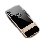 For Iphone Xs Max Crystal Shockproof Tpu + Pc Case With Holder