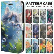 For Samsung A55 A35 A25 A15 A54 A34 A53 Pattern Case Leather Flip Wallet Cover
