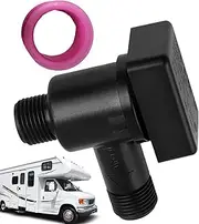 RV Flusher Vacuum Breaker Valve | RV Black Tank Valve Backflow Preventer - Weatherproof Leak Vacuum Breaker Replacement for Vacation Holiday Outdoor Camping