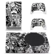 Xbox Series S Console & Controller Skin Sticker Decal Wrap Black &White Graffiti