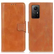 Protective Shell For Xiaomi Redmi Note 12s 4g Crazy Horse Texture Leather Wallet Case With Stand