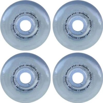 Spitfire Wheels Sapphire 90DU Grimple Dust Clear/Silver 58mm 90a (Set of 4)