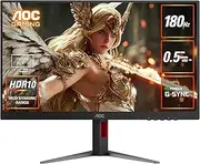 AOC 27G4X 27 Inch 1920 x 1080p Full HD 180Hz IPS Gaming Monitor