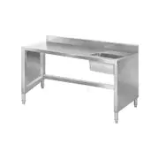 SSB6-1400 Sink Work Bench with Splashback 1400mm