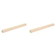 2PK Wiltshire Durable Beechwood Lightweight French Style Dough Rolling Pin