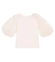 [Tutu Du Monde] Tutu Du Monde Papillion cotton jersey and tulle top Y 2 pink